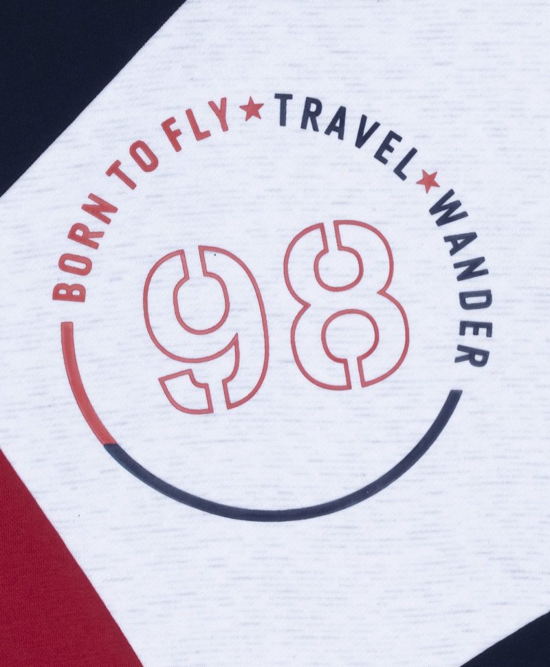 Boys Cut & Sew Hooded Sweatshirt