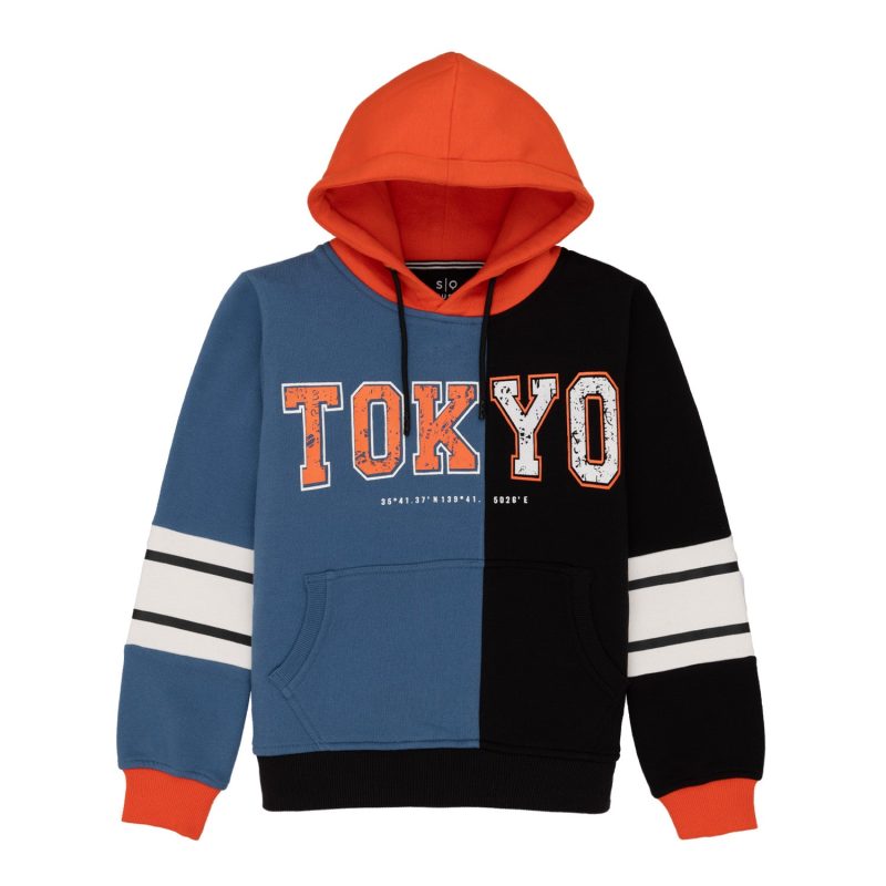 Boys Mix & Match Sweatshirt With Hoodie