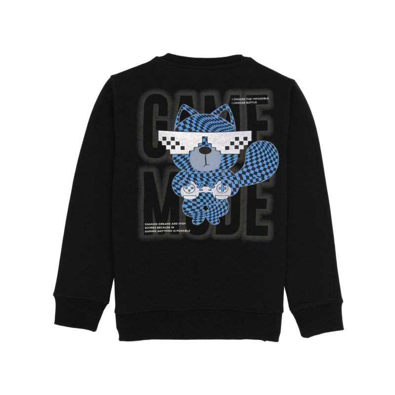 Boys Front & Back Printed Sweatshirt