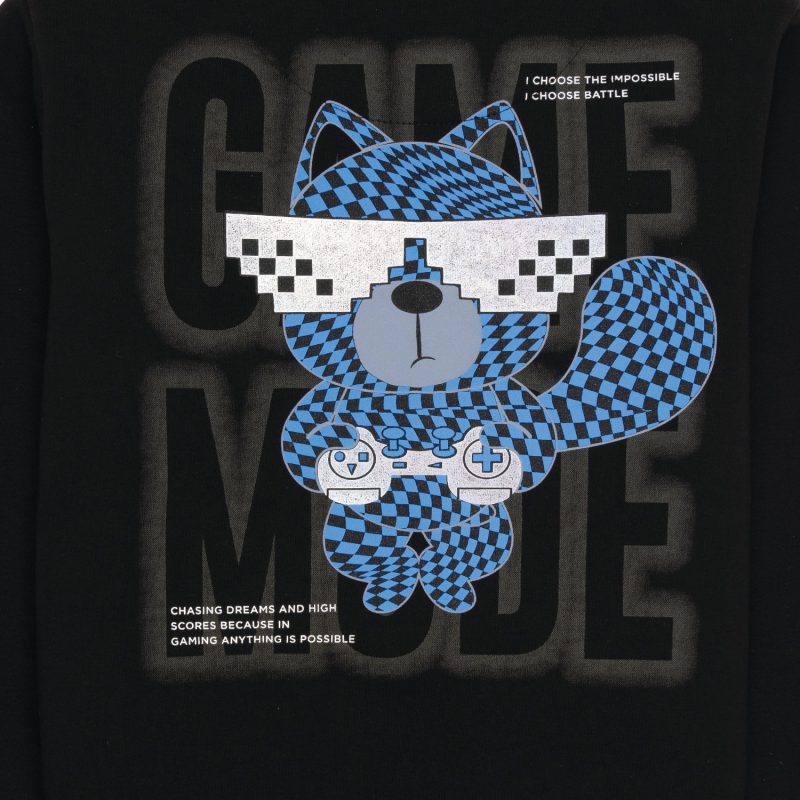 Boys Front & Back Printed Sweatshirt