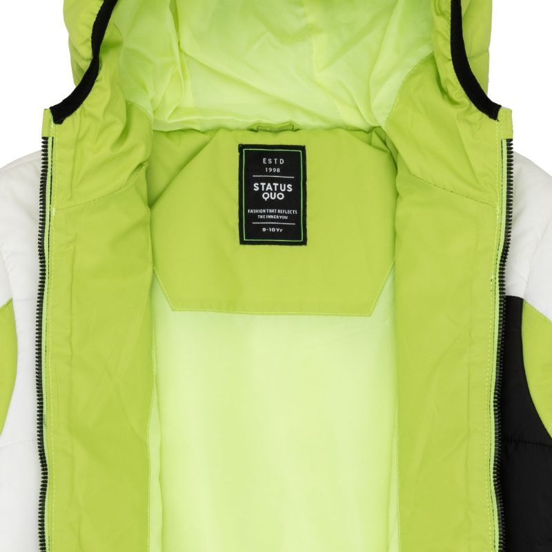 Boys Colourblocking Hooded Jacket