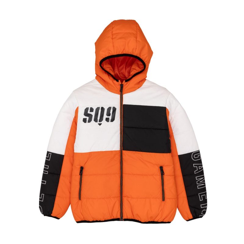 Boys Colourblocking Hooded Jacket