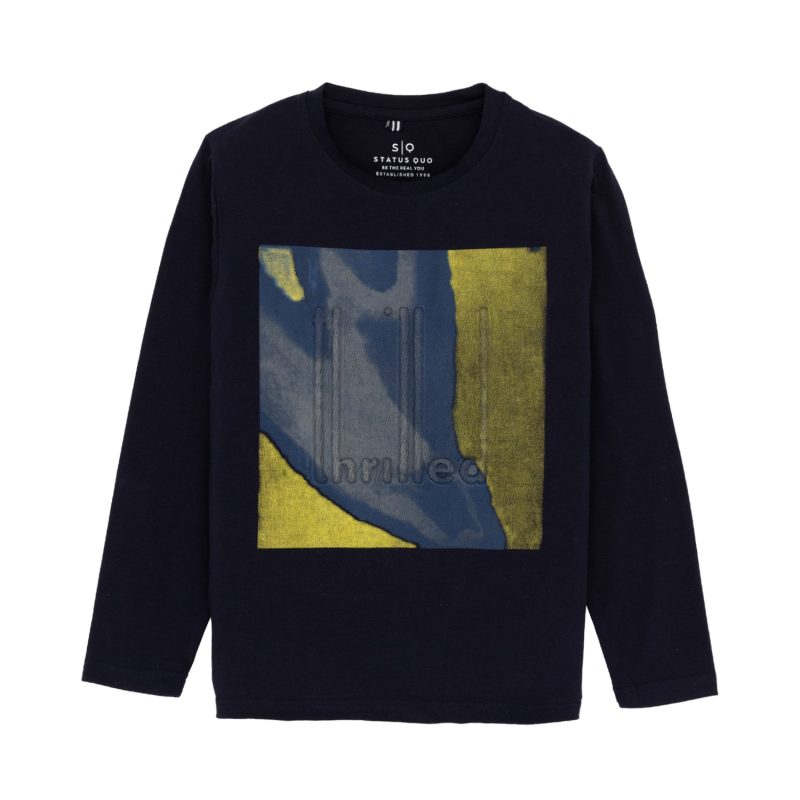 Status Quo Boys Printed Round Neck T-Shirt