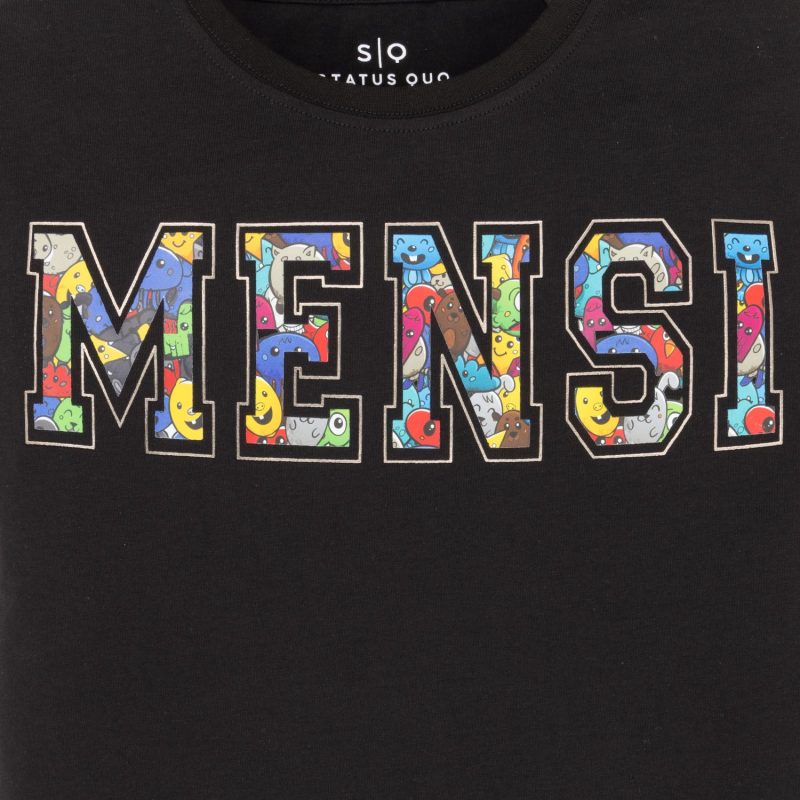 Status Quo Kids Printed Round Neck T-Shirt