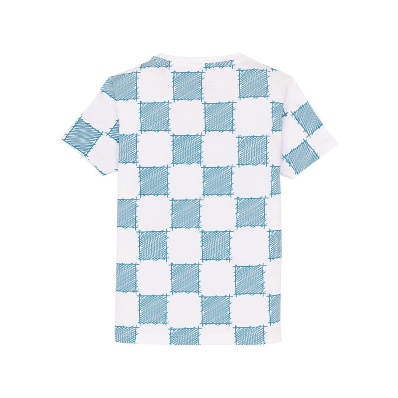 Status Quo Kids All Over Printed Round Neck T-Shirt