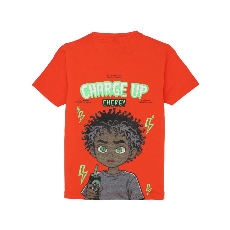 Status Quo Kids Boys Placement Printed Short Sleeves Regular Fit Tshirt