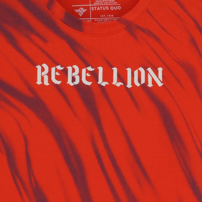 Status Quo Kids Boys All-Over Printed Short Sleeves Regular Fit Tshirt