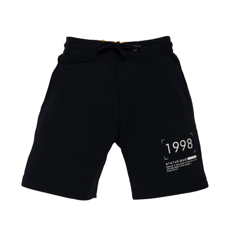 Status Quo Boys Solid Regular Fit Shorts