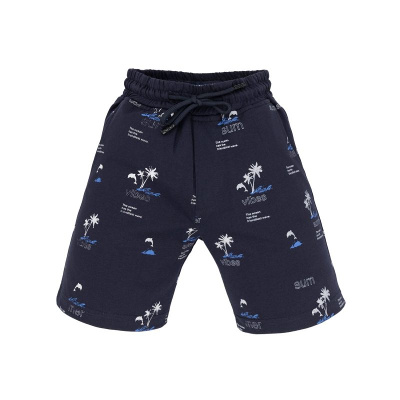 Status Quo Boys All Over Printed Regular Fit Shorts