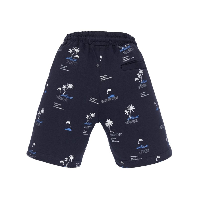 Status Quo Boys All Over Printed Regular Fit Shorts