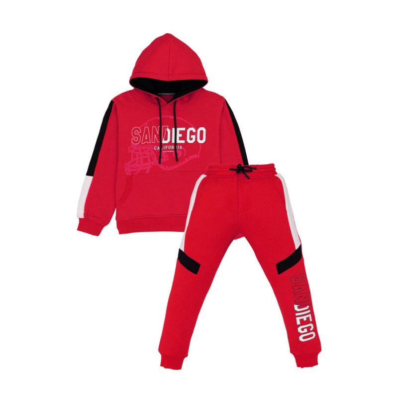Boys Mix & Match Tracksuit With Hoodie