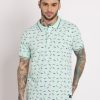 Status Quo Mens All Over Printed Polo Collar T-Shirt