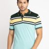 Status Quo Mens Striped Polo T-Shirt