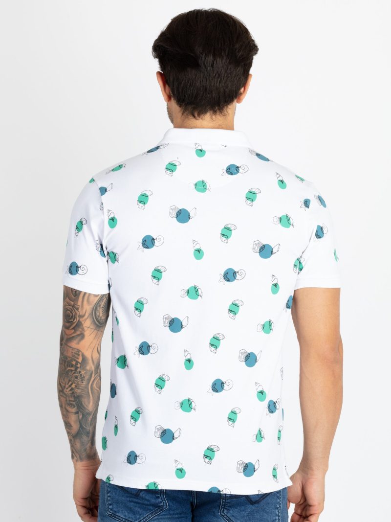 Status Quo Mens All Over Printed Polo T-Shirt