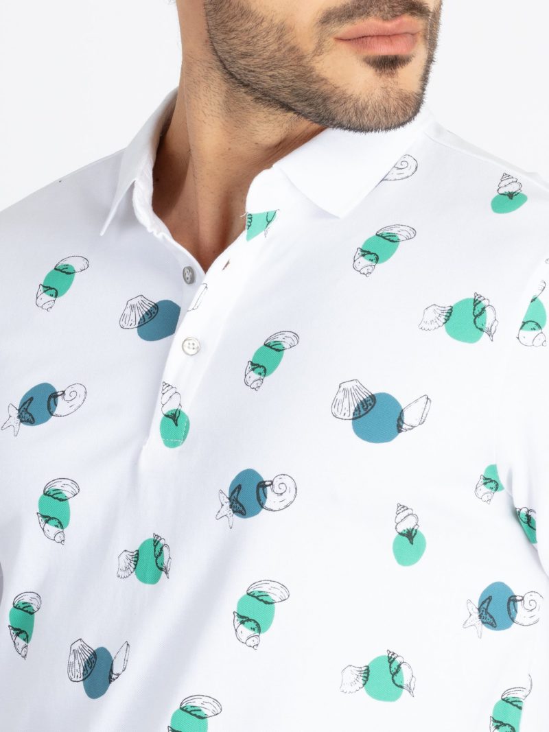 Status Quo Mens All Over Printed Polo T-Shirt