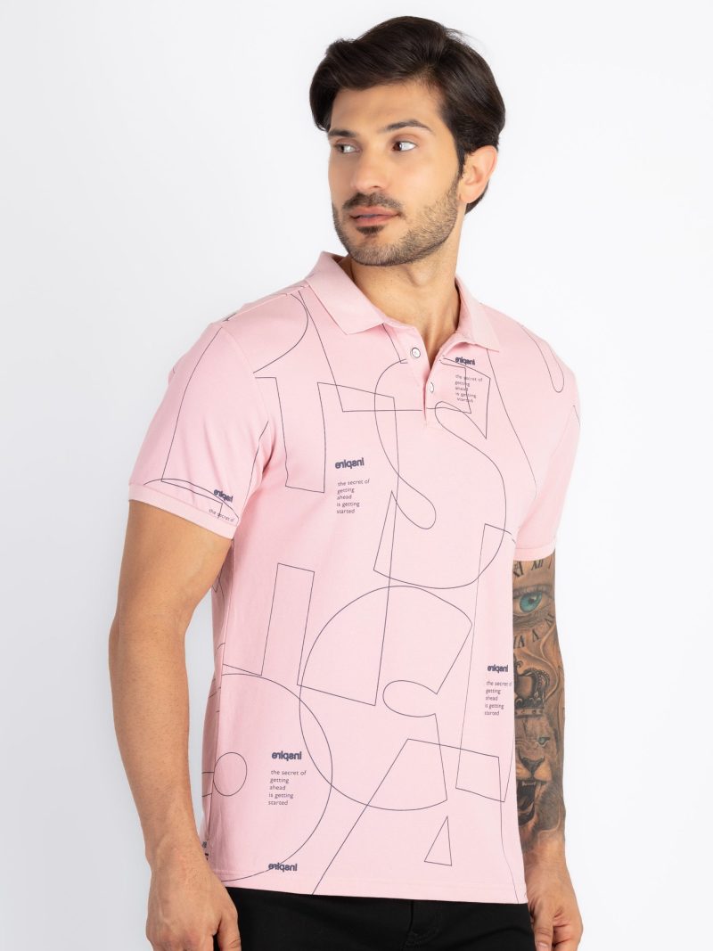 Status Quo Men'S New Basic Solid Slim Fit Tshirt With Tipping Collar