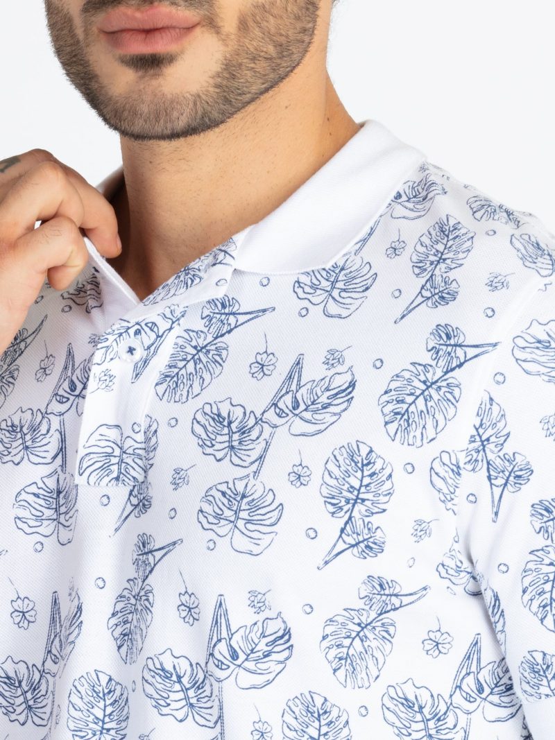 Status Quo Mens All Over Printed Polo T-Shirt