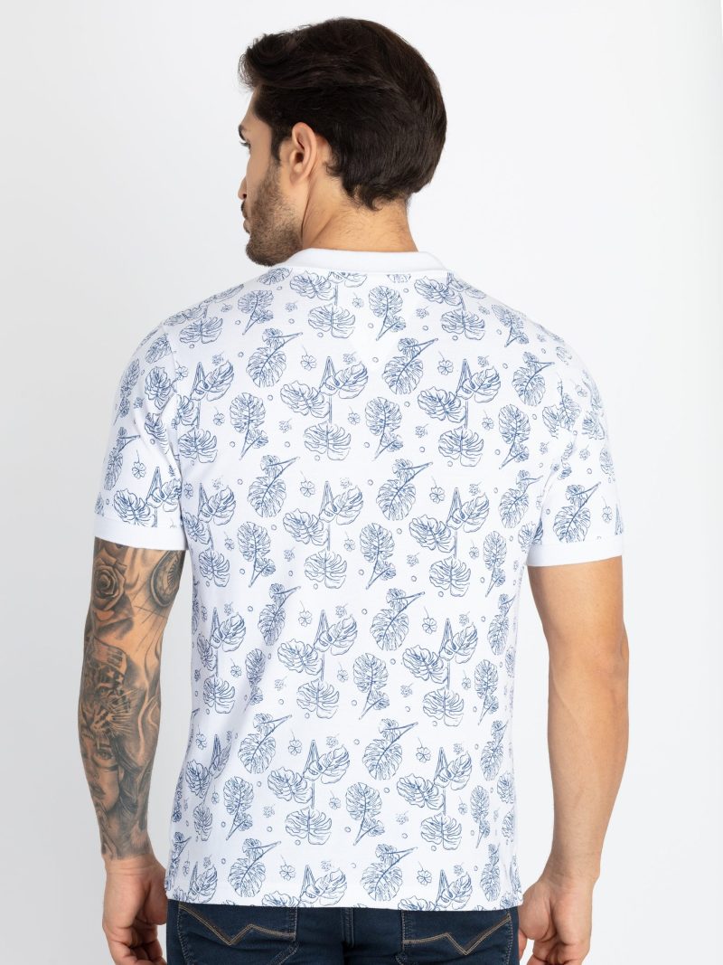 Status Quo Mens All Over Printed Polo T-Shirt