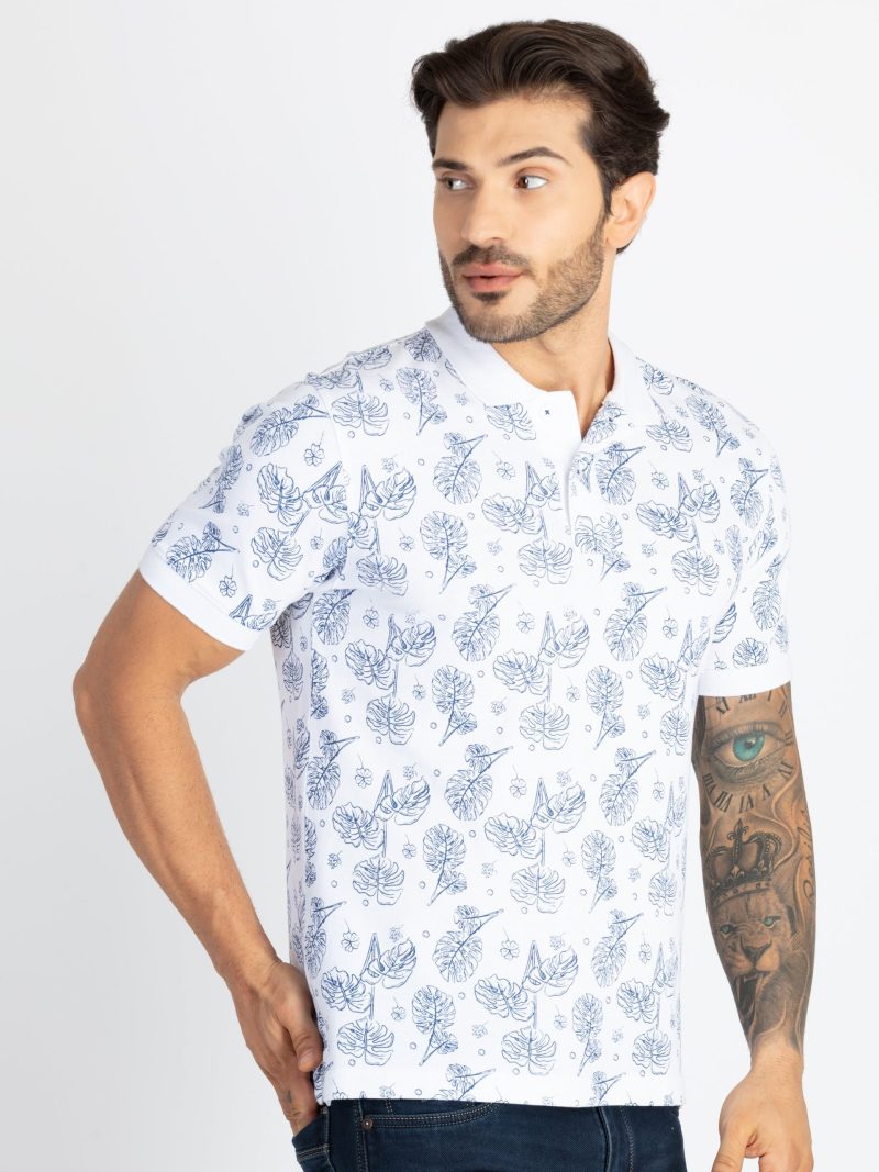 Status Quo Mens All Over Printed Polo T-Shirt