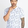Status Quo Mens All Over Printed Polo T-Shirt