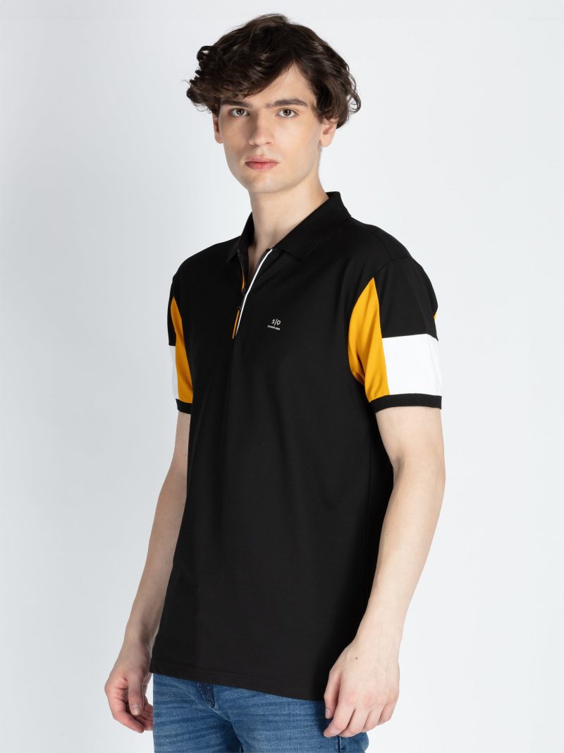 Mens Cut & Sew Polo T-Shirt