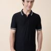 Status Quo Men'S Solid Polo Collar Half Sleeves Regular Fit Tshirt