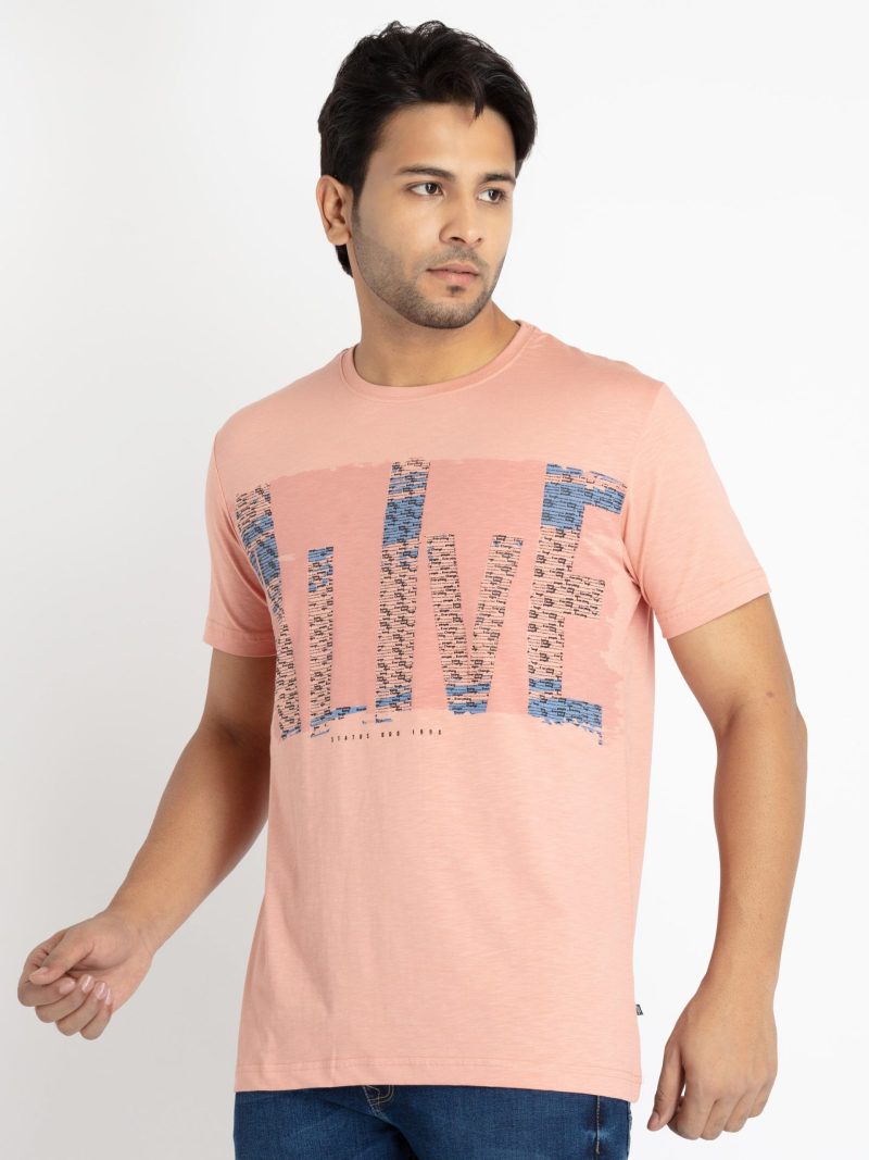Status Quo Mens Printed Round Neck T-Shirt