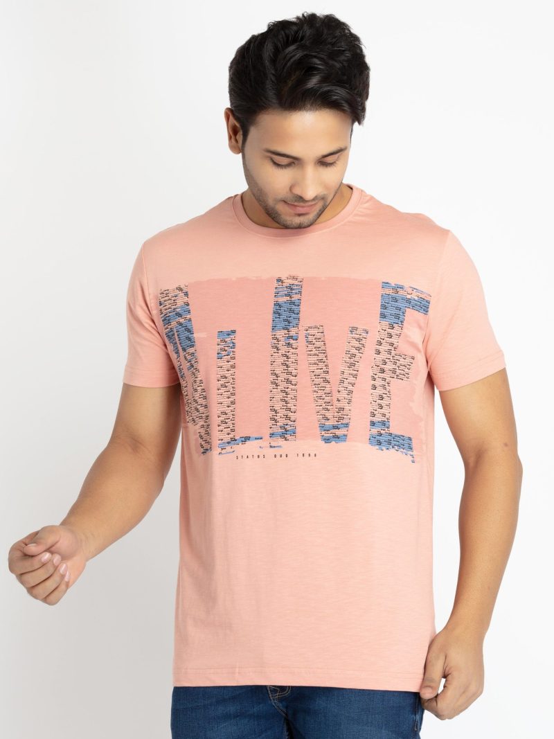 Status Quo Mens Printed Round Neck T-Shirt