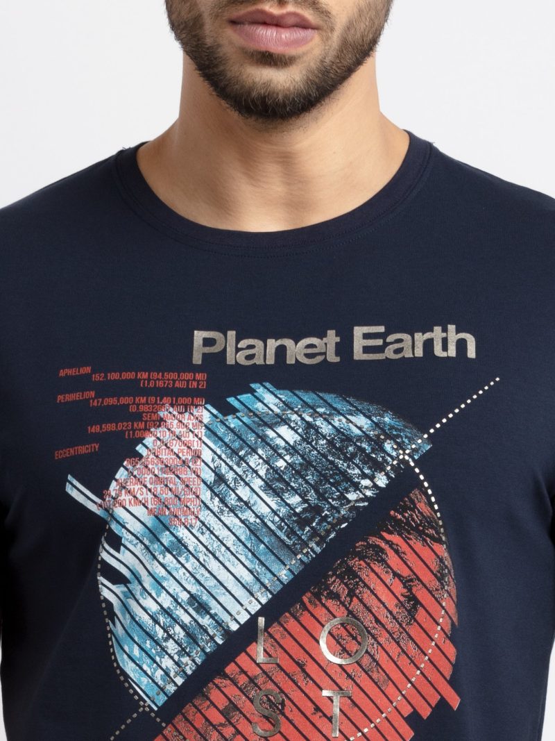 Status Quo Mens Printed Round Neck T-Shirt