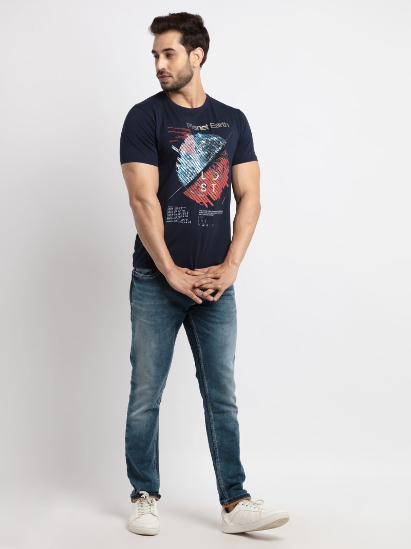 Status Quo Mens Printed Round Neck T-Shirt