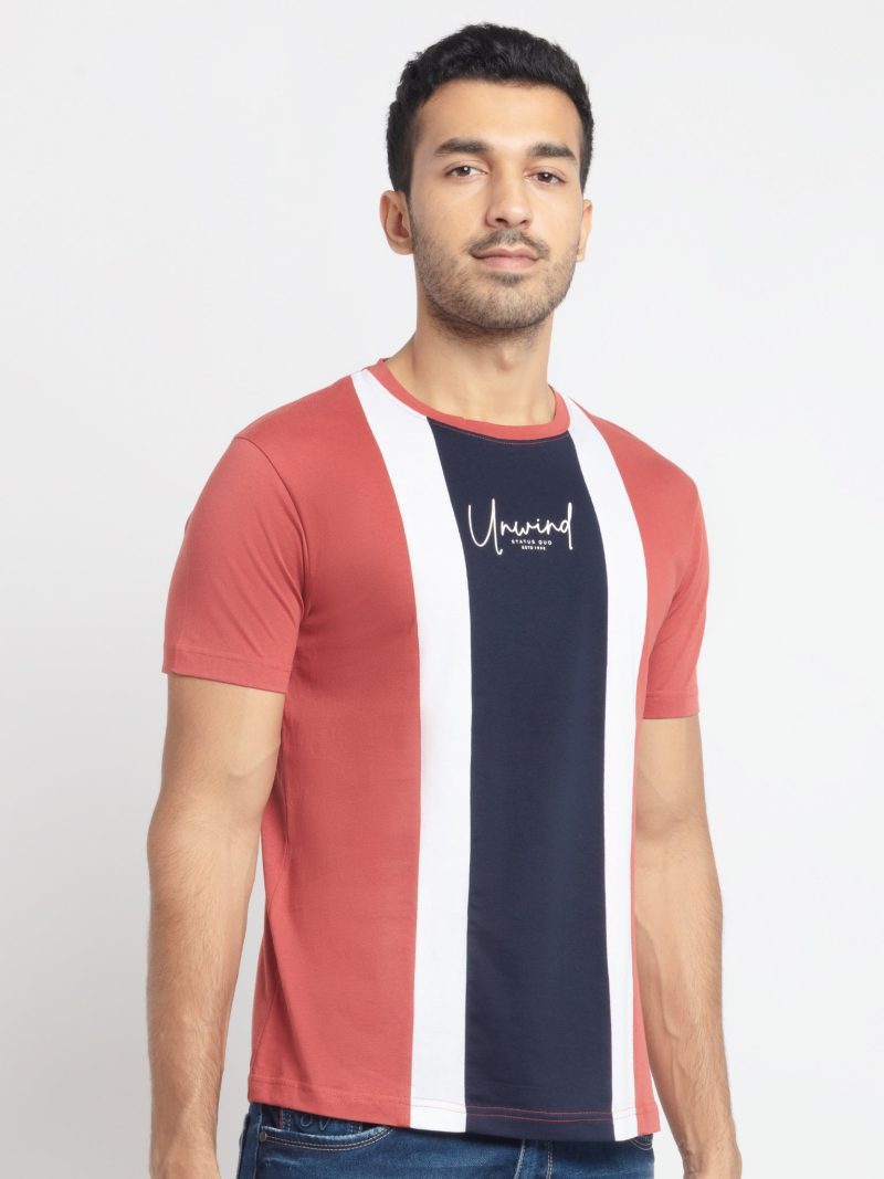 Status Quo Mens Regular Fit Round Neck Printed T-Shirt