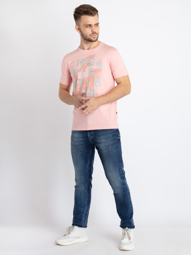 Status Quo Mens Printed Round Neck T-Shirt