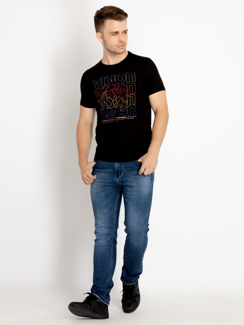 Status Quo Mens Printed Round Neck T-Shirts