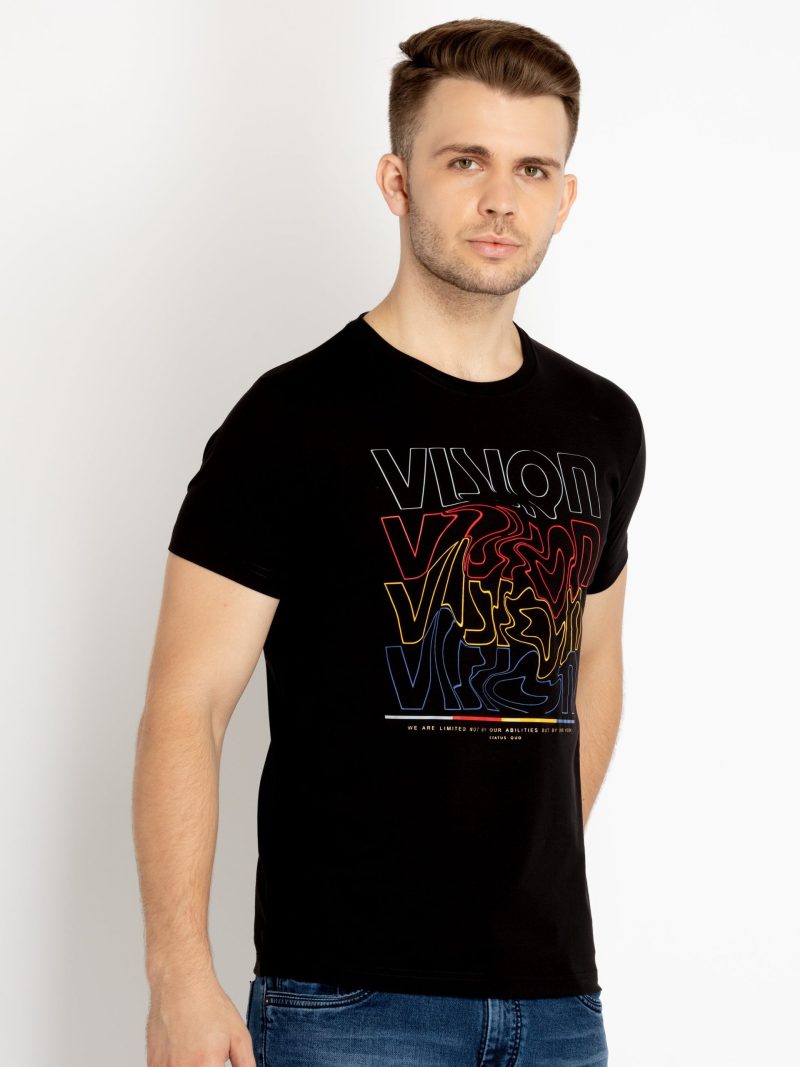 Status Quo Mens Printed Round Neck T-Shirts