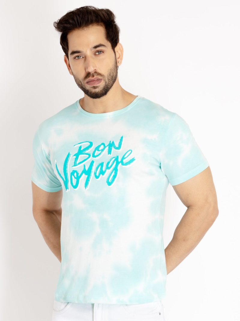 Status Quo Mens Tie Dye Round Neck T-Shirt