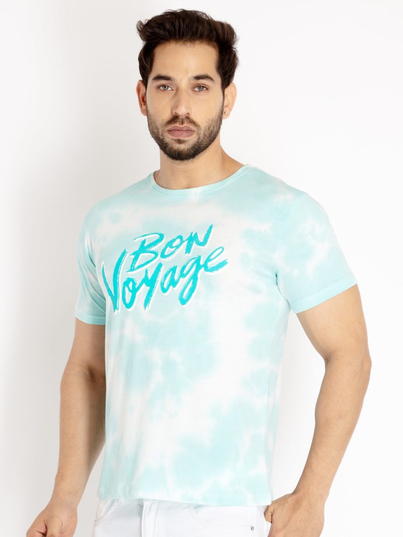 Status Quo Mens Tie Dye Round Neck T-Shirt