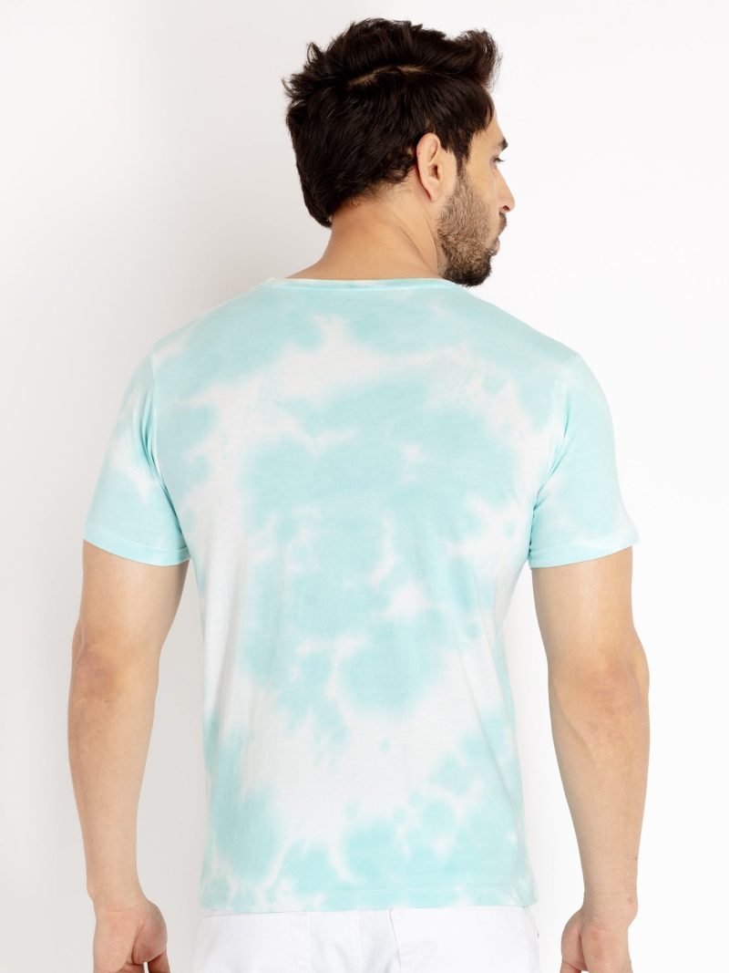 Status Quo Mens Tie Dye Round Neck T-Shirt