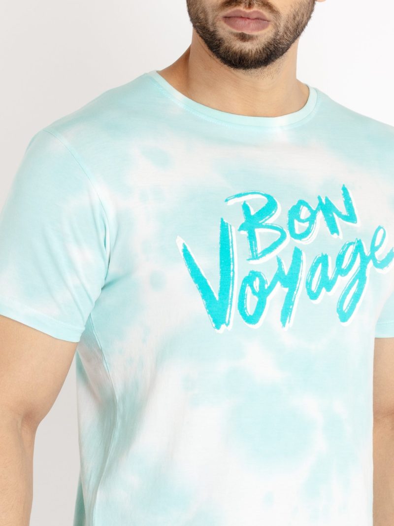 Status Quo Mens Tie Dye Round Neck T-Shirt