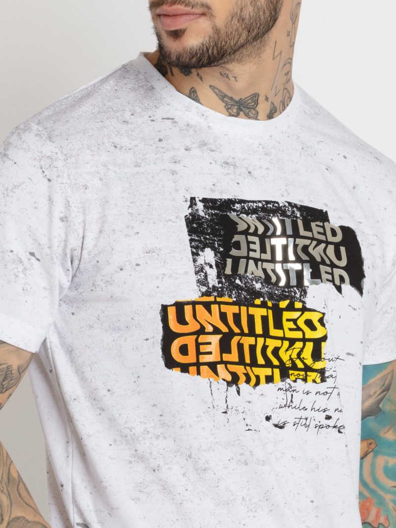Status Quo Mens All Over Printed Round Neck T-Shirt