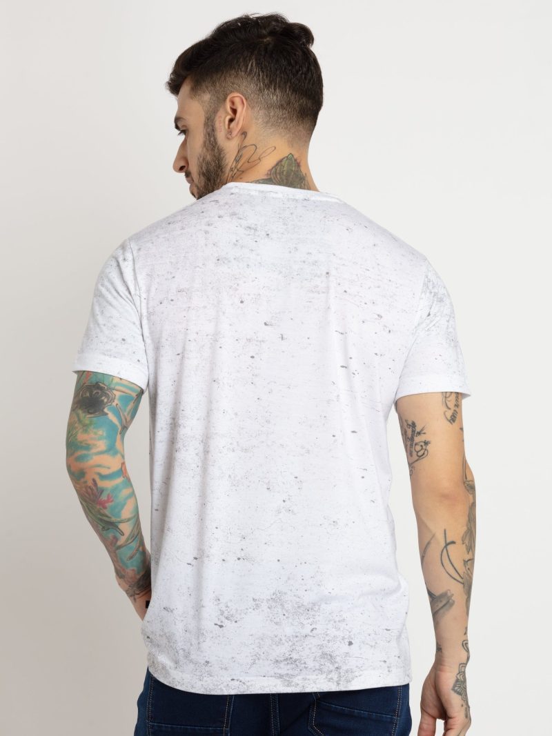 Status Quo Mens All Over Printed Round Neck T-Shirt