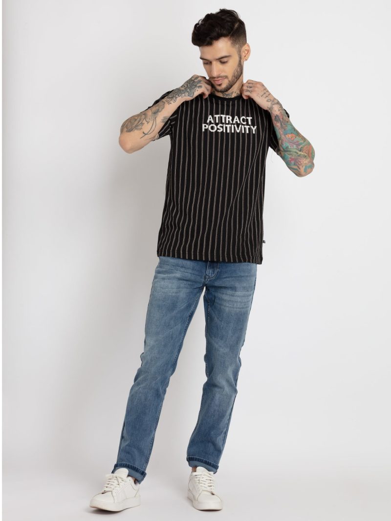 Mens Printed Round Neck T-Shirt