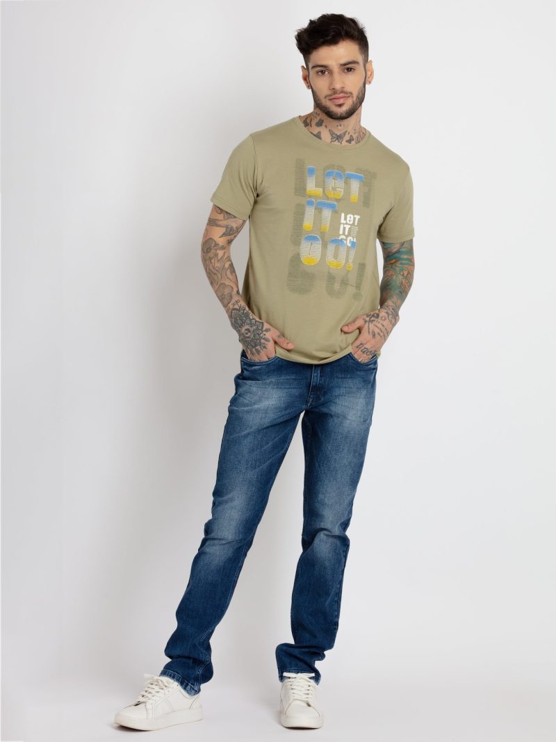 Status Quo Mens Printed Round Neck Tshirt