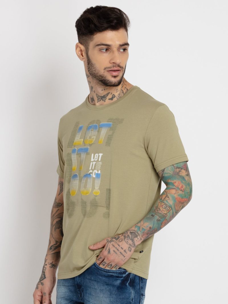 Status Quo Mens Printed Round Neck Tshirt