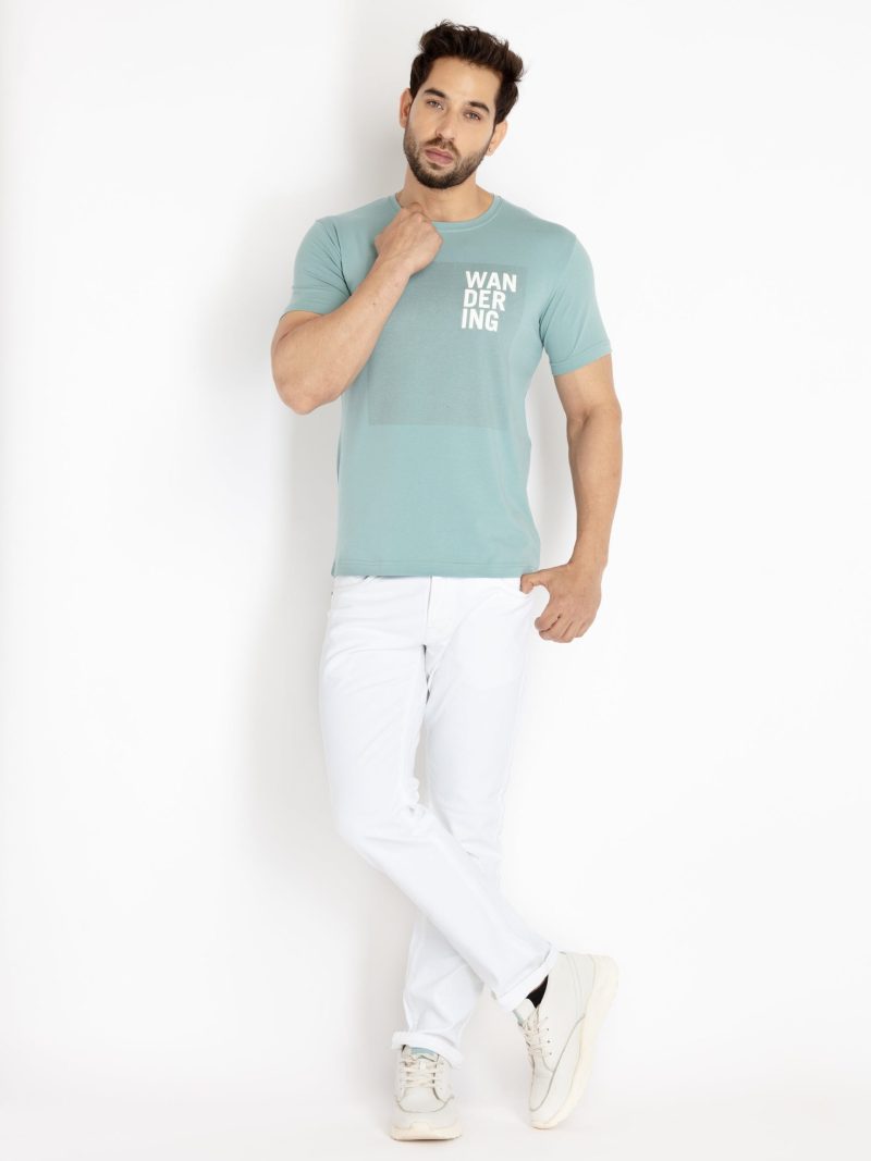 Status Quo Mens Printed Round Neck T-Shirt