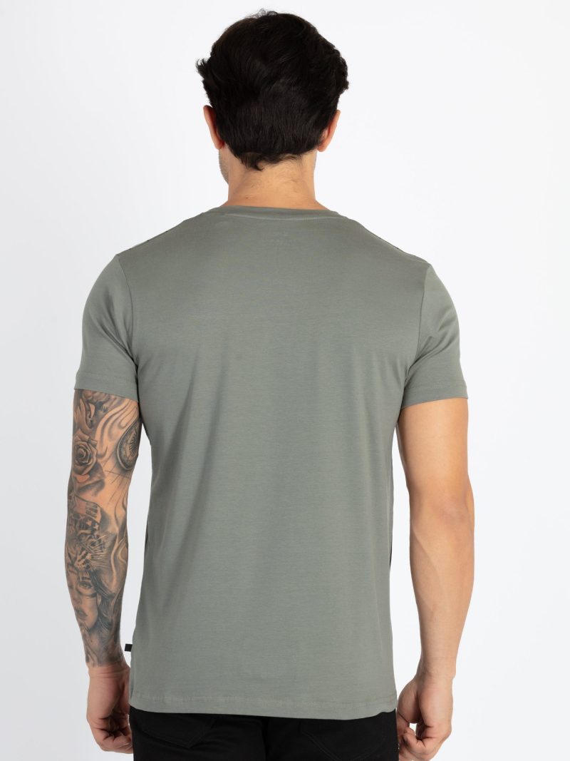Mens Printed Round Neck T-Shirt