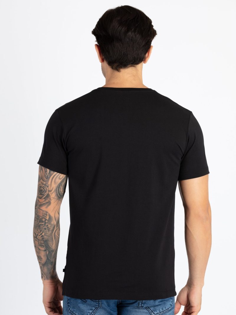 Mens Printed Round Neck T-Shirt