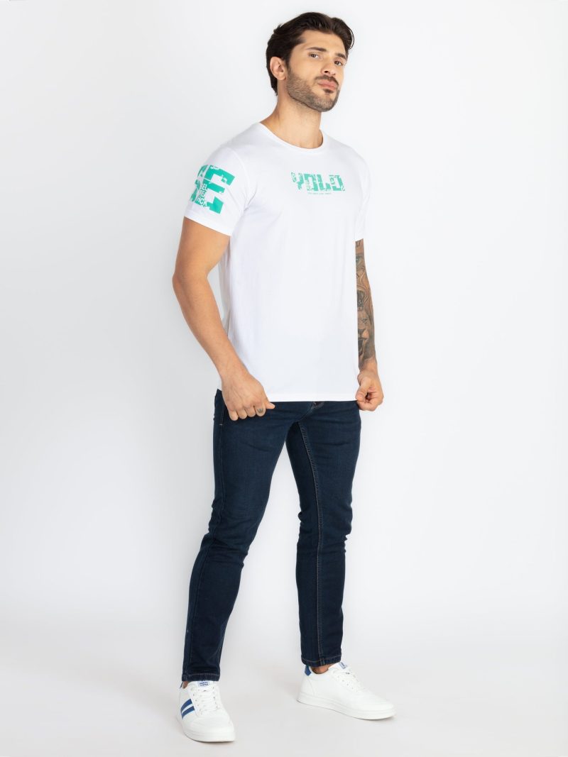 Mens Front & Back Printed T-Shirt