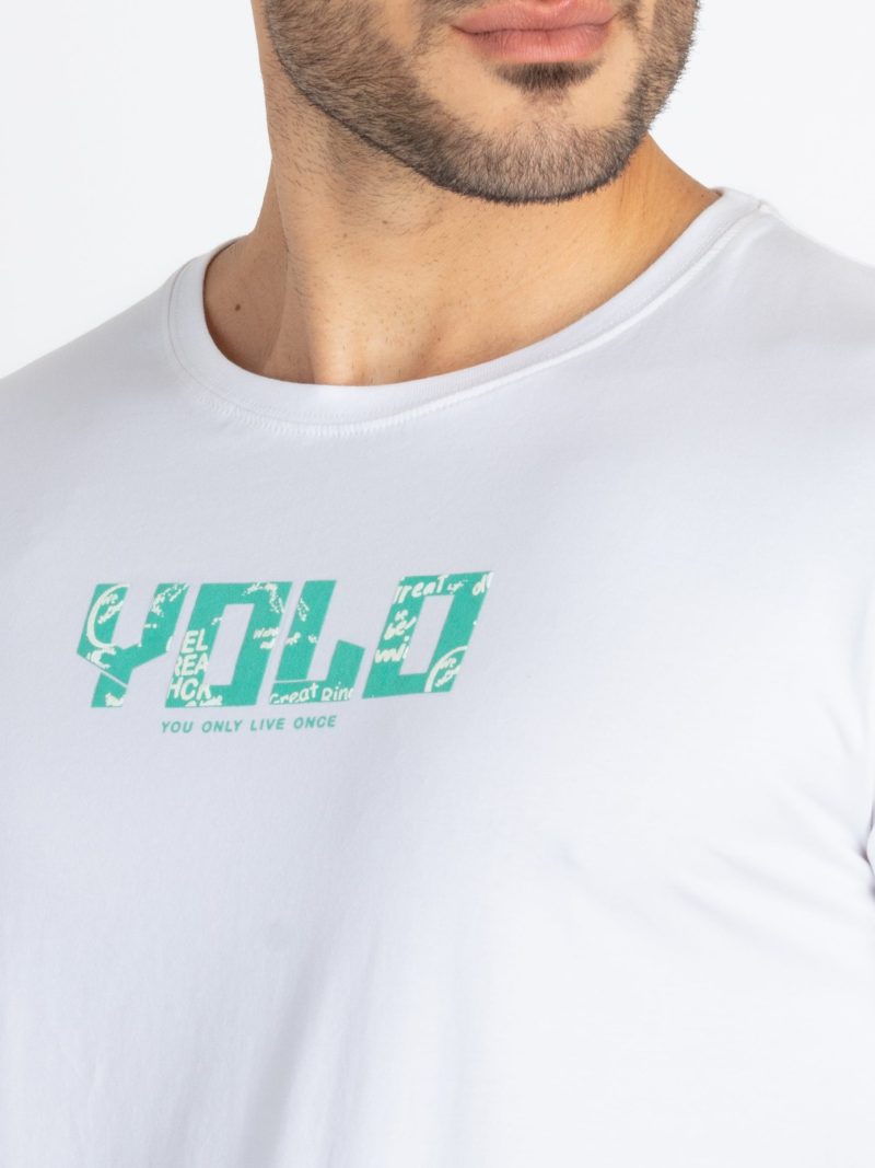 Mens Front & Back Printed T-Shirt