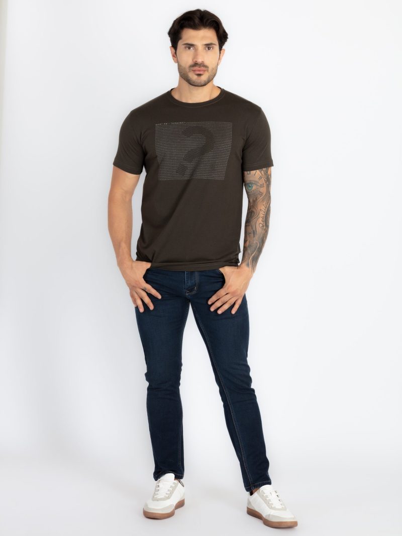 Mens Printed Round Neck T-Shirts