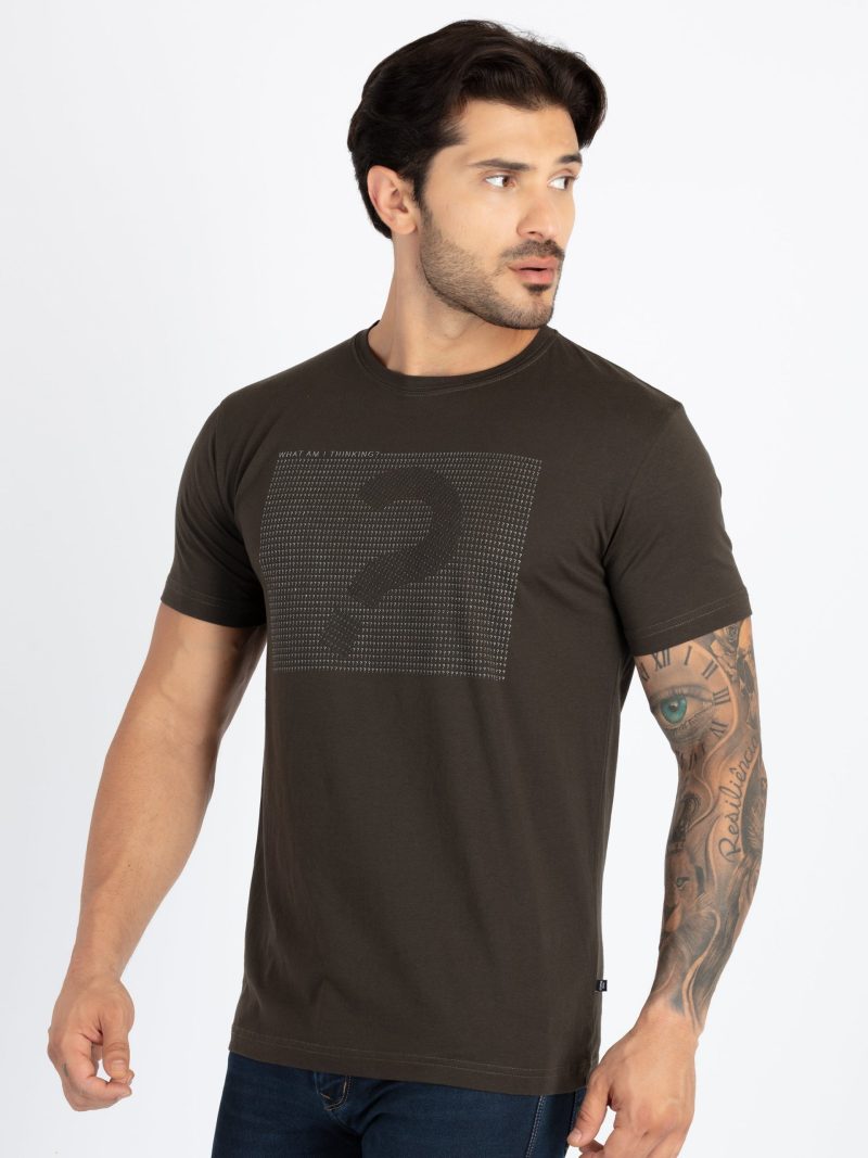 Mens Printed Round Neck T-Shirts
